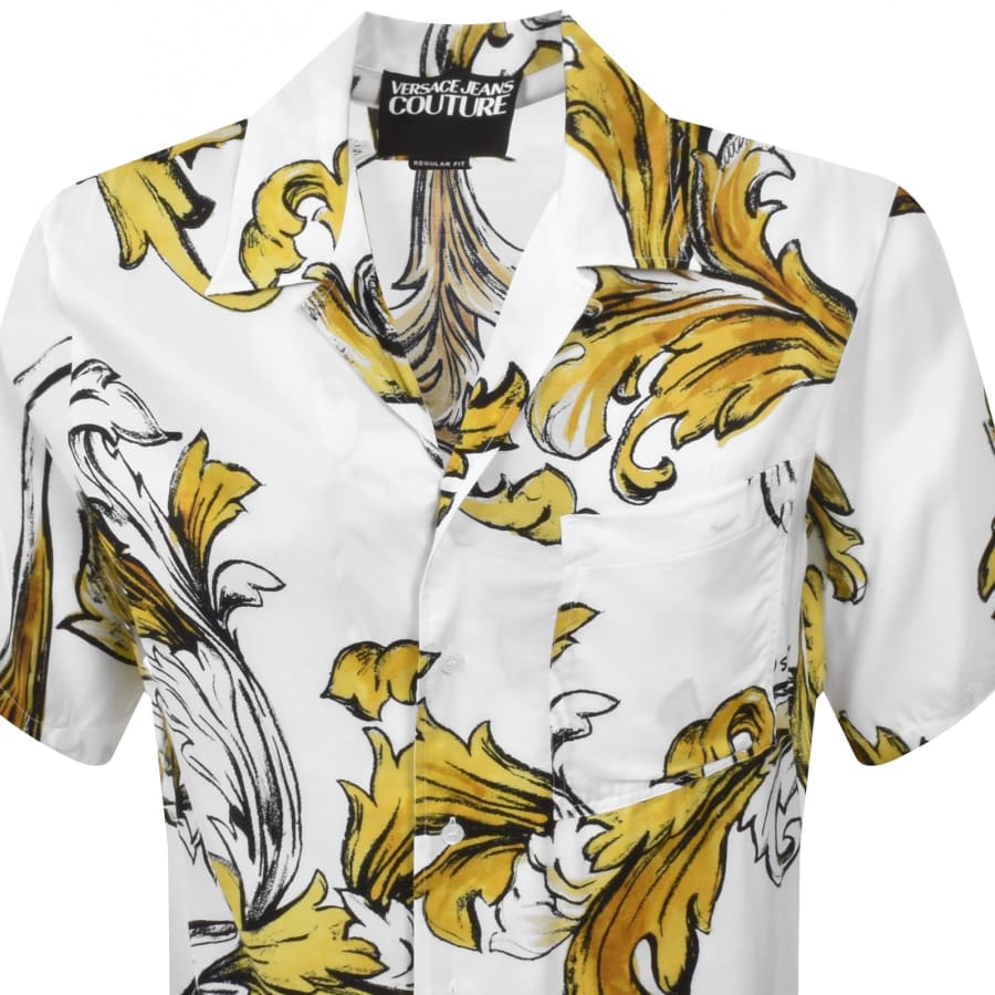 Versace Jeans Couture All Over Print Shirt White | Mainline